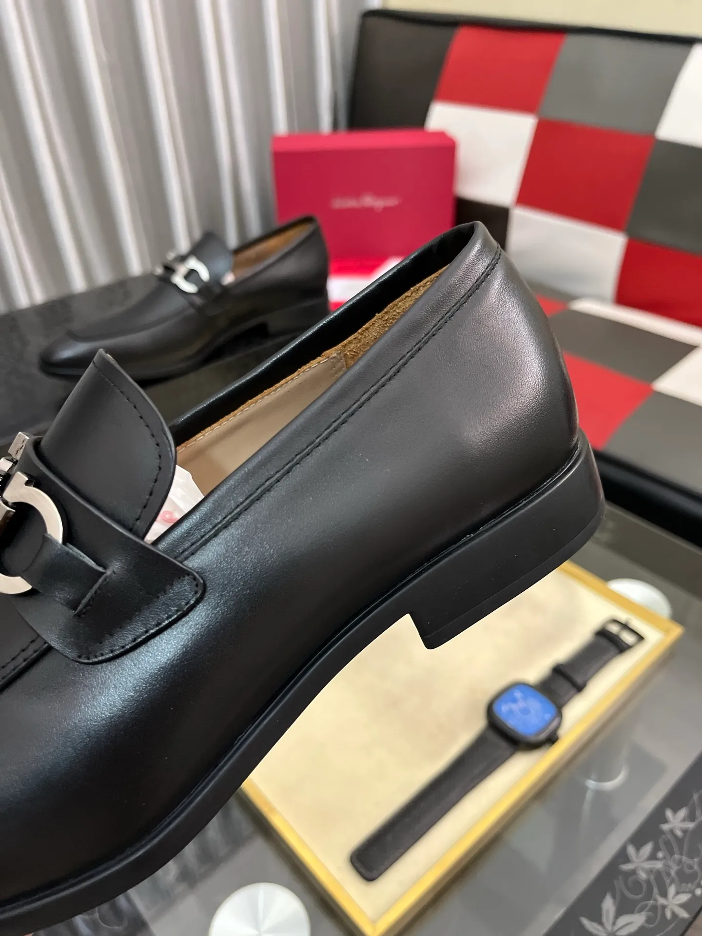Men's shoes 💰600⌚️⌚️[Salvatore Ferragamo] Ferragamo business leather shoes, 1:1 top purchasing quality, imported selected original calfskin for the uppers, imported original soft water-dyed cowhide for the inner feet, imported original customized Italian handmade lightweight foam outsole, size: 39-44 5️⃣ options available